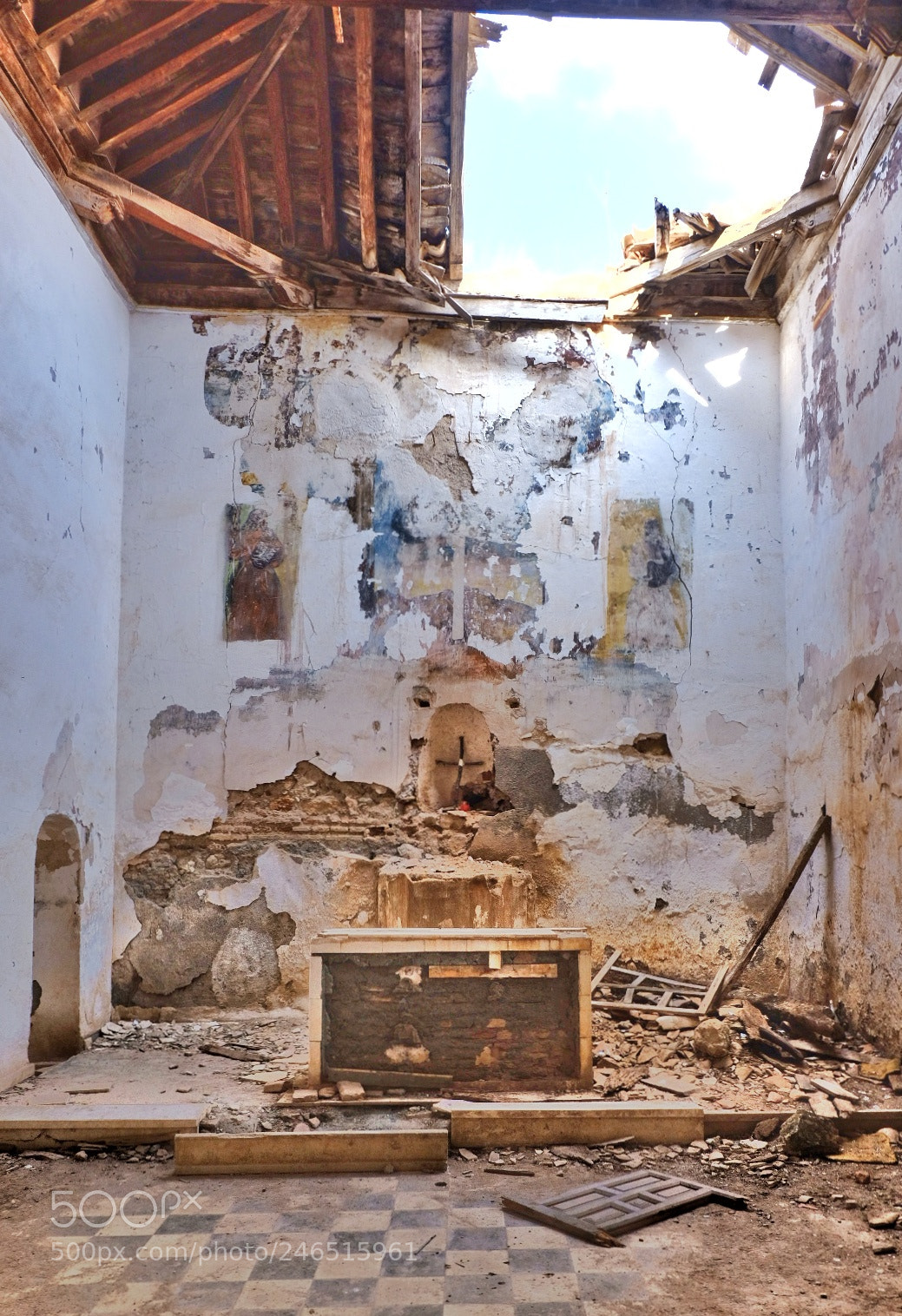 Fujifilm X-T20 sample photo. Abandoned church photography