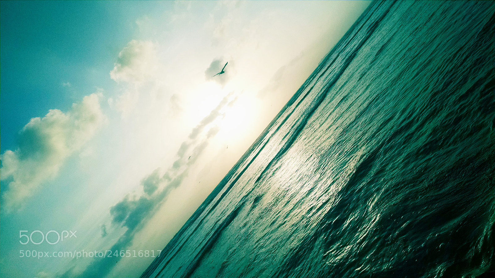 Motorola XT1080 sample photo. Above the sea photography