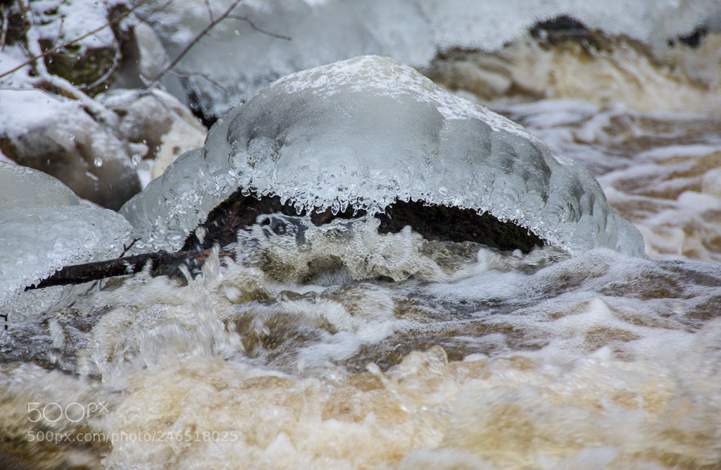 Nikon D7200 sample photo. Ice and water photography