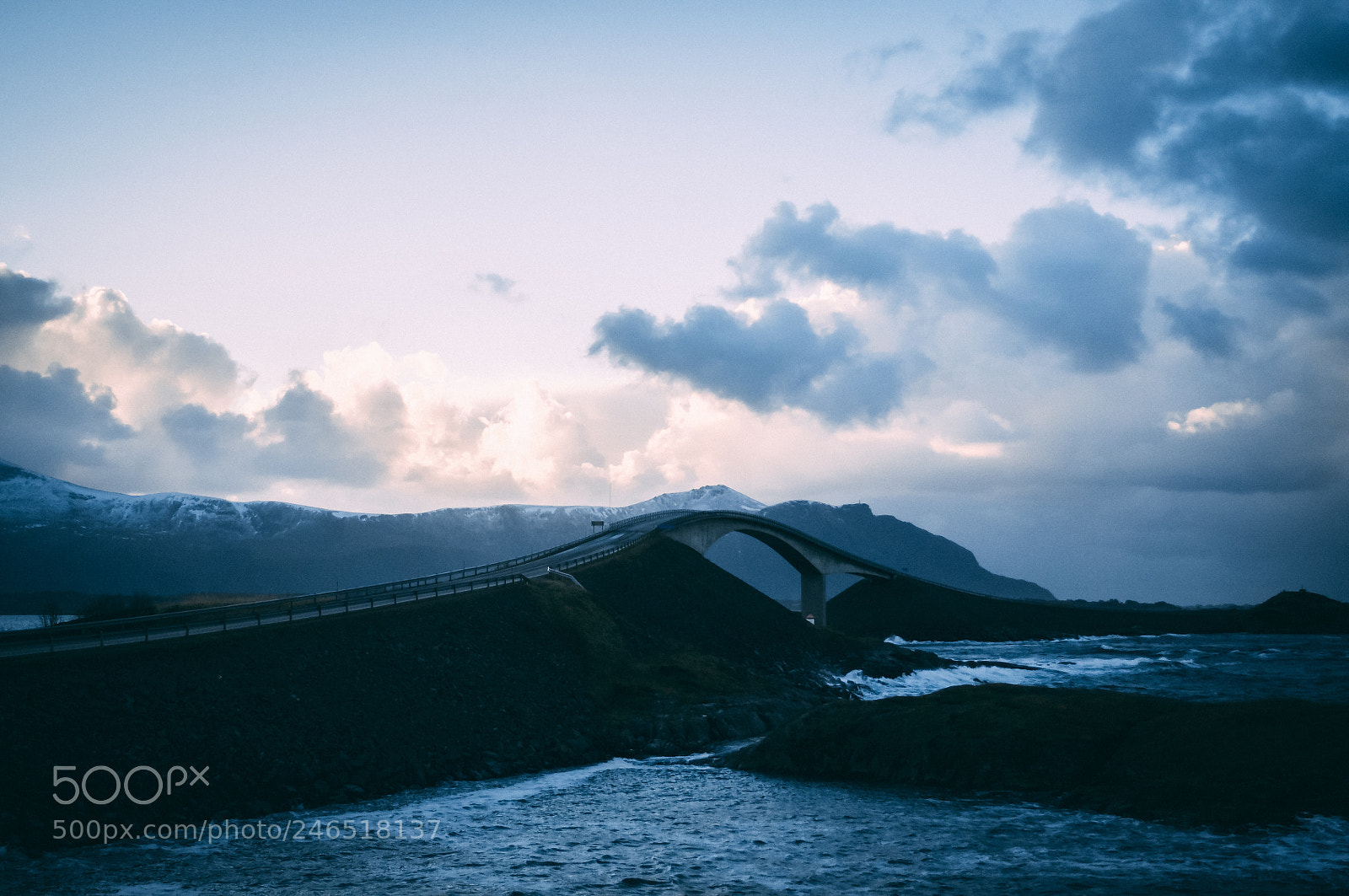 Nikon D5000 sample photo. The atlantic ocean road. photography