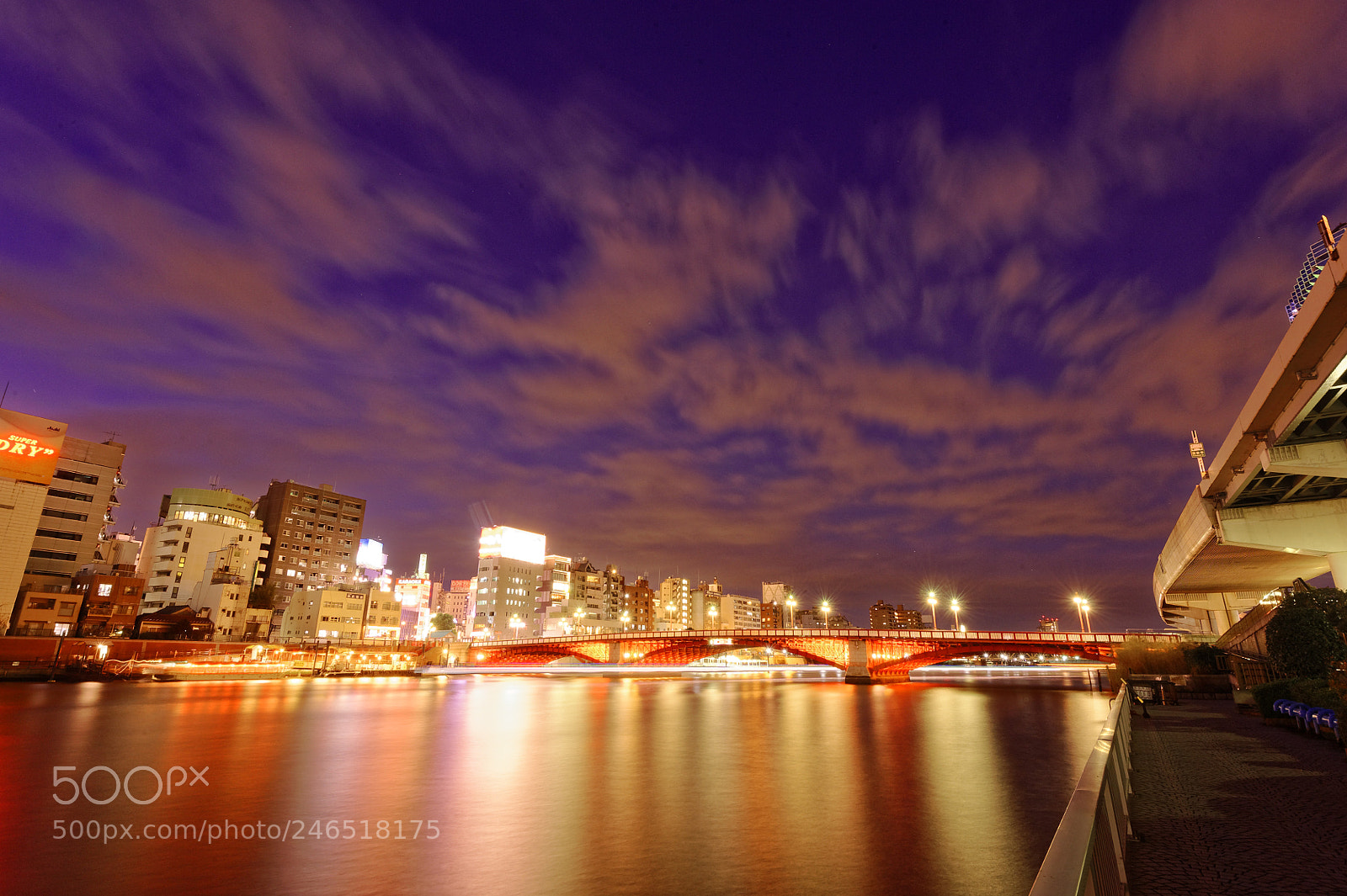 Nikon D3 sample photo. Azuma bashi bridge photography