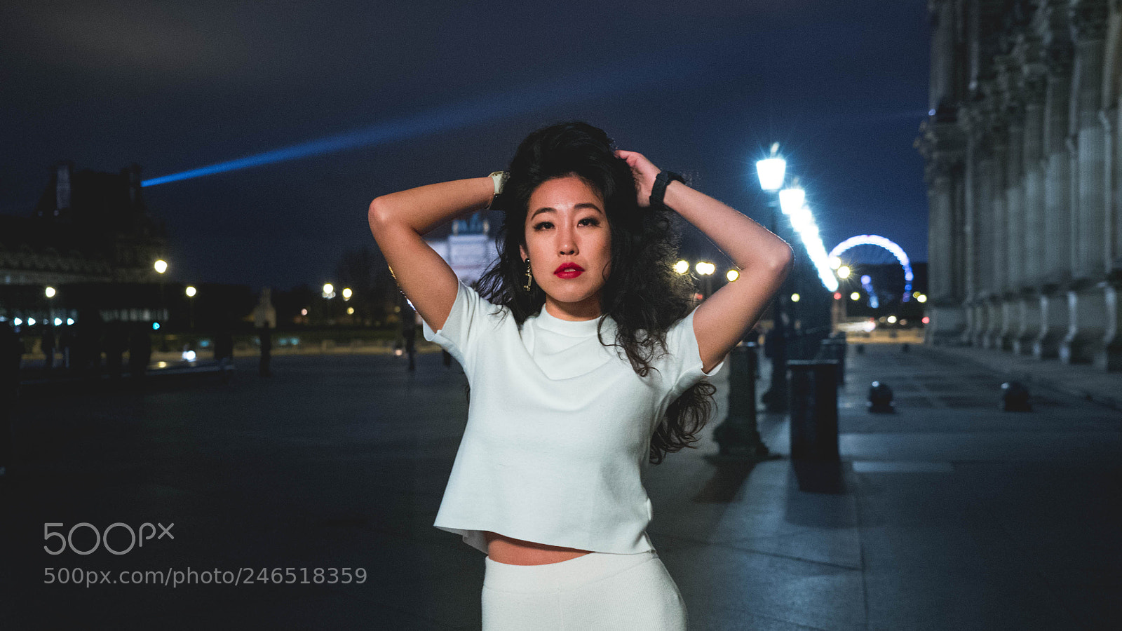 Sony a7S II sample photo. Paris by night photography