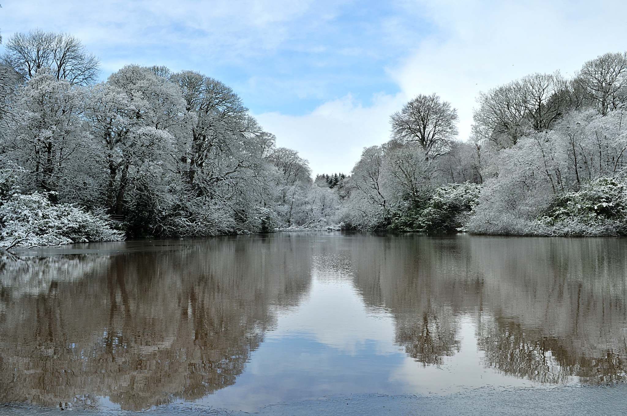 Nikon D300 sample photo. Winter landscape photography