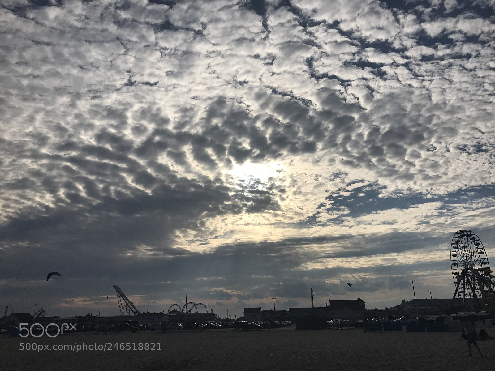 Apple iPhone 7 Plus sample photo. Sky of ocean city photography