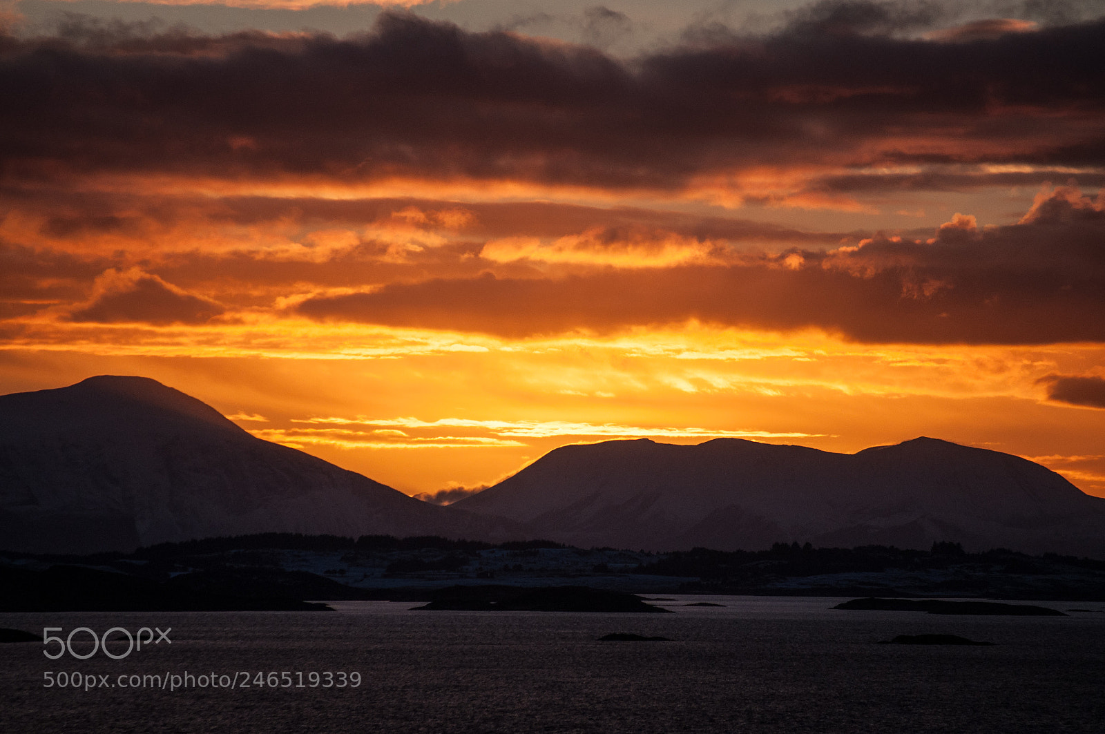 Nikon D5000 sample photo. Sunset in bud, norway photography