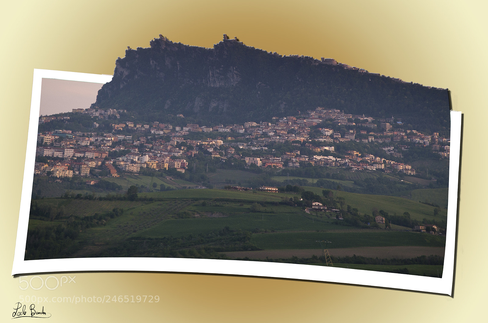 Nikon D5100 sample photo. Cartolina san marino photography