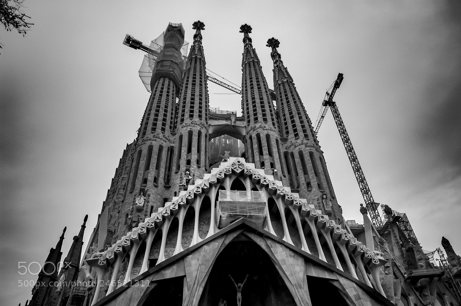 Nikon D40 sample photo. Sagrada familia photography