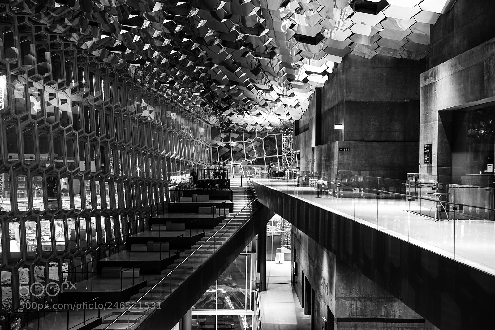 Sony a7 II sample photo. Harpa concert hall photography
