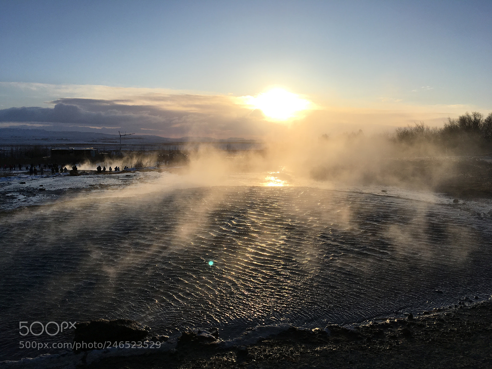 Apple iPhone SE sample photo. Strokkur geysir photography