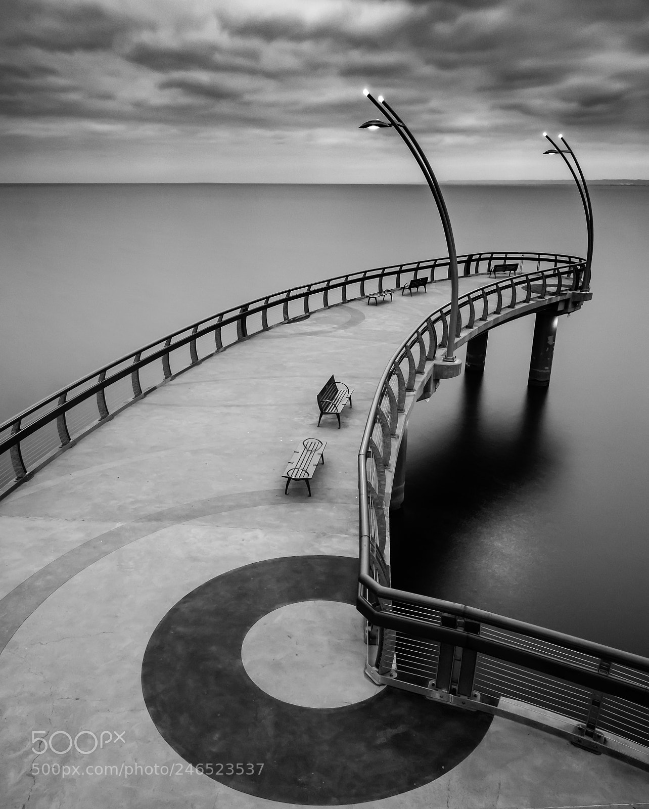 Olympus OM-D E-M1 sample photo. Burlington pier photography