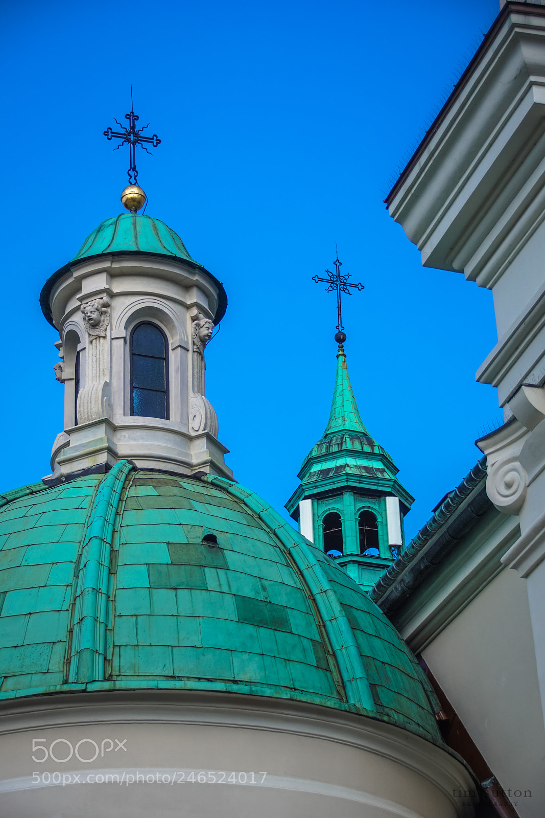 Sony ILCA-77M2 sample photo. Copper church dome photography