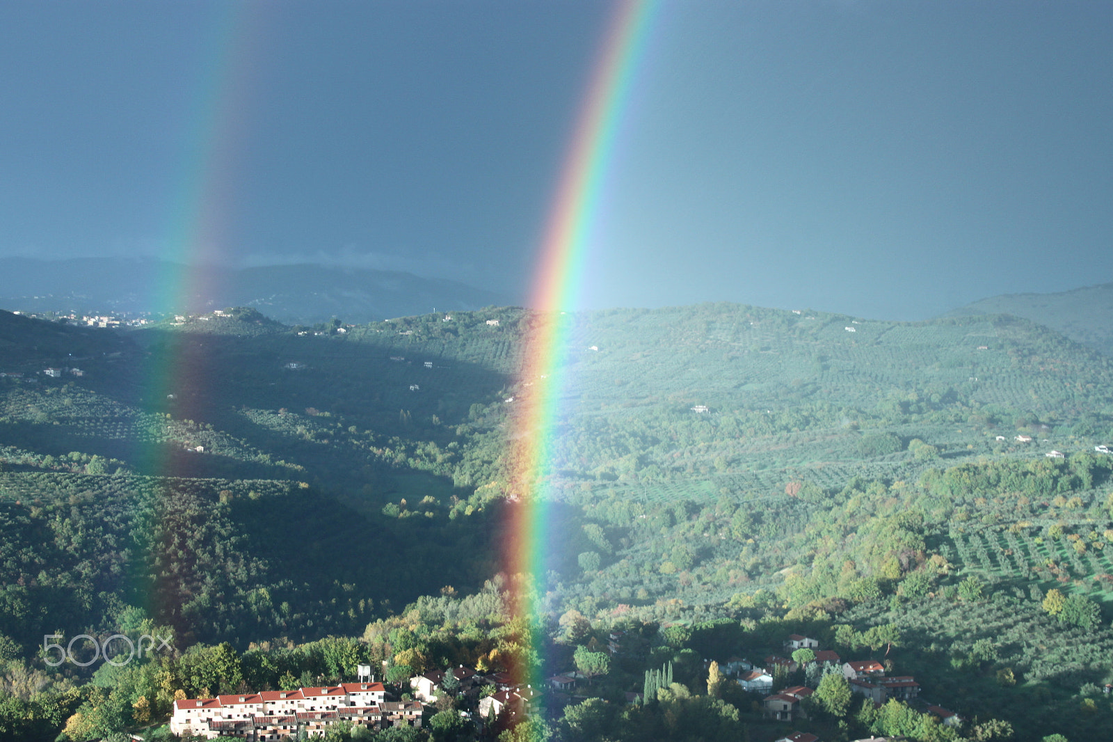 Canon EF-S 18-55mm F3.5-5.6 II sample photo. Arcobaleno doppio photography