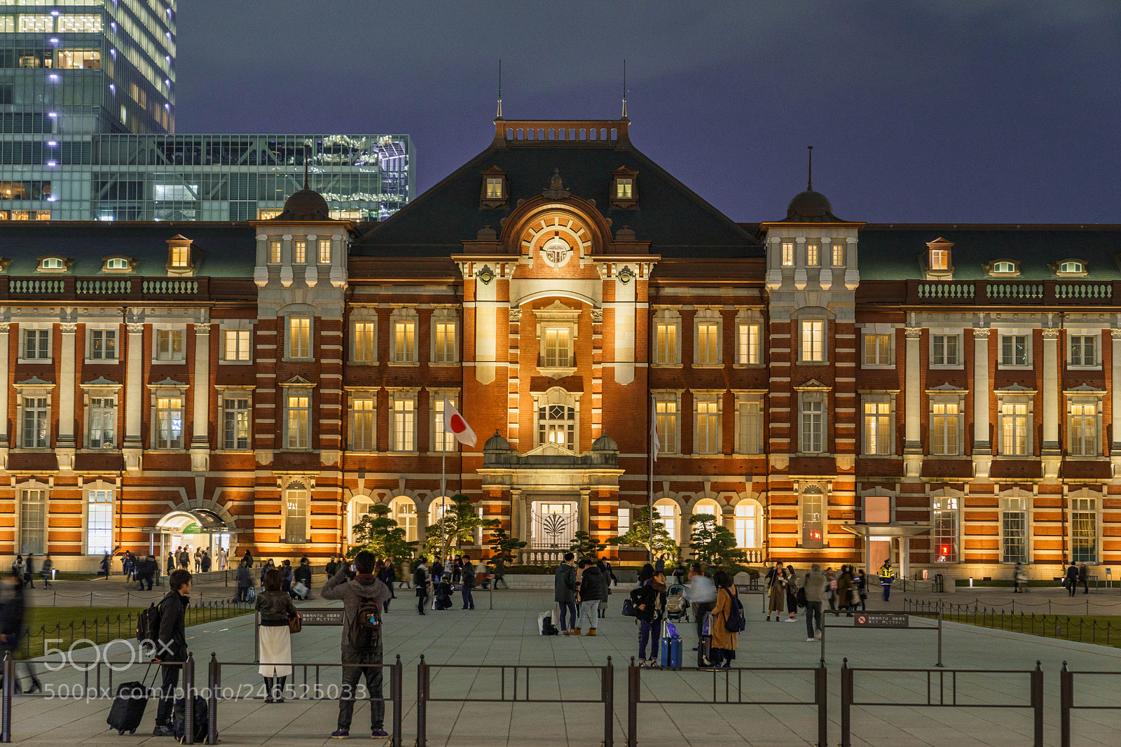 Sony a7 II sample photo. Tokyo station photography