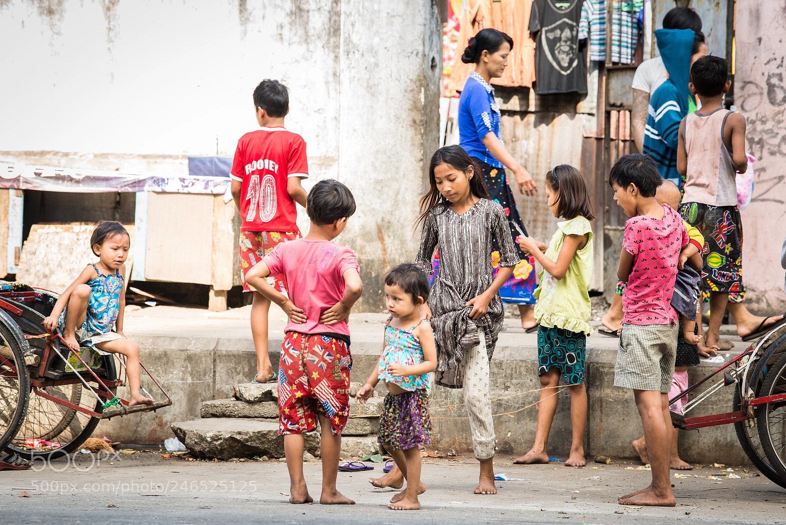 Nikon D600 sample photo. Children's games for road photography