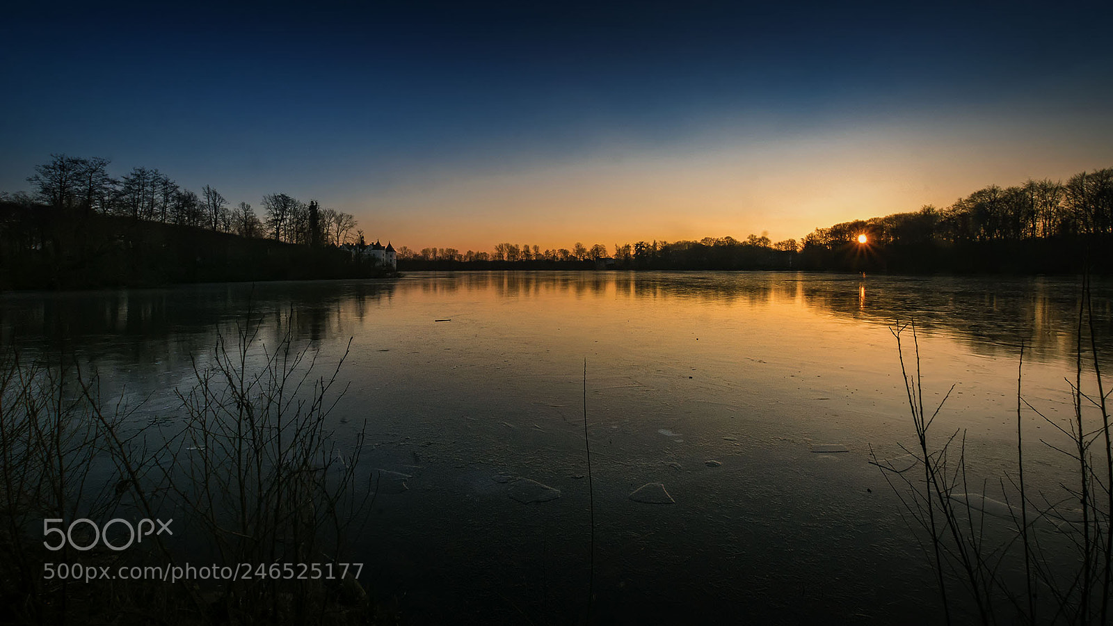 Sony ILCA-77M2 sample photo. Sunset at the lake photography