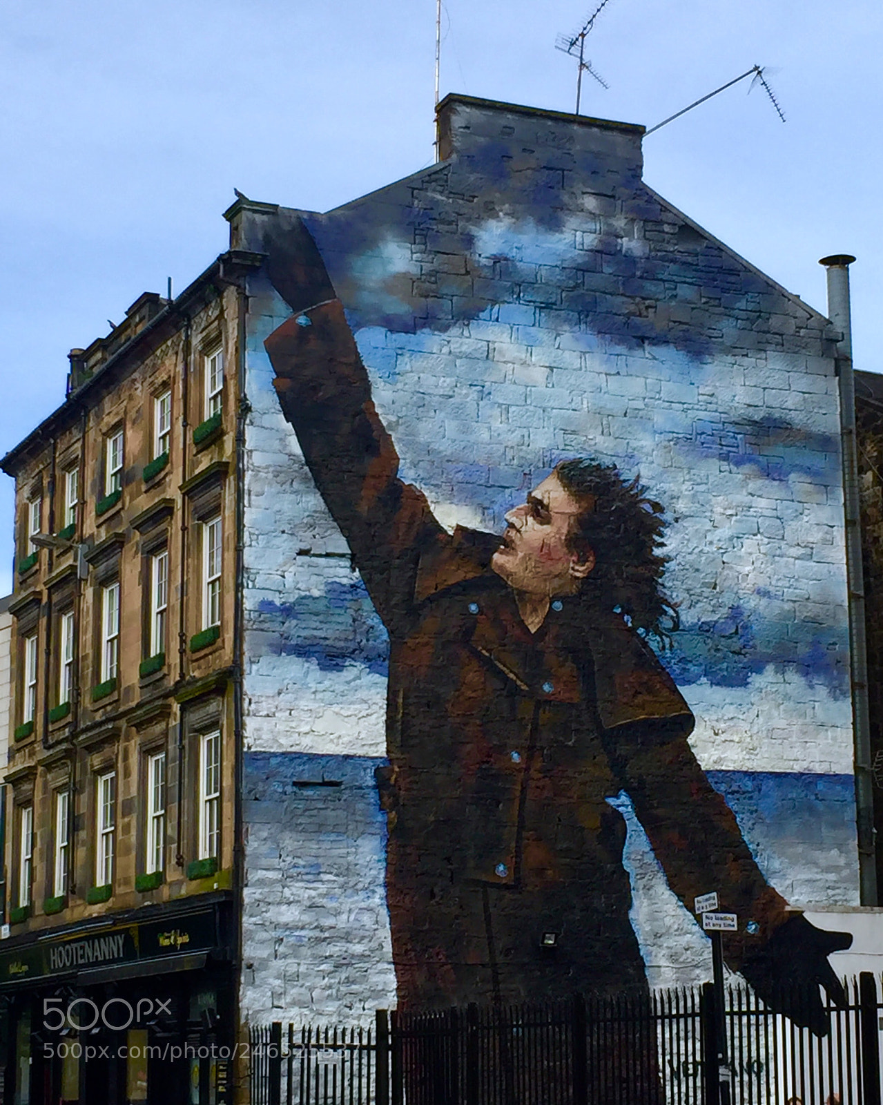 Apple iPhone 6 sample photo. Where a mural is photography