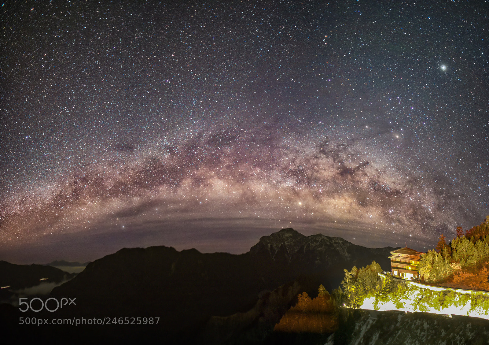 Fujifilm X-T2 sample photo. Taiwan hehuan mountain milky photography