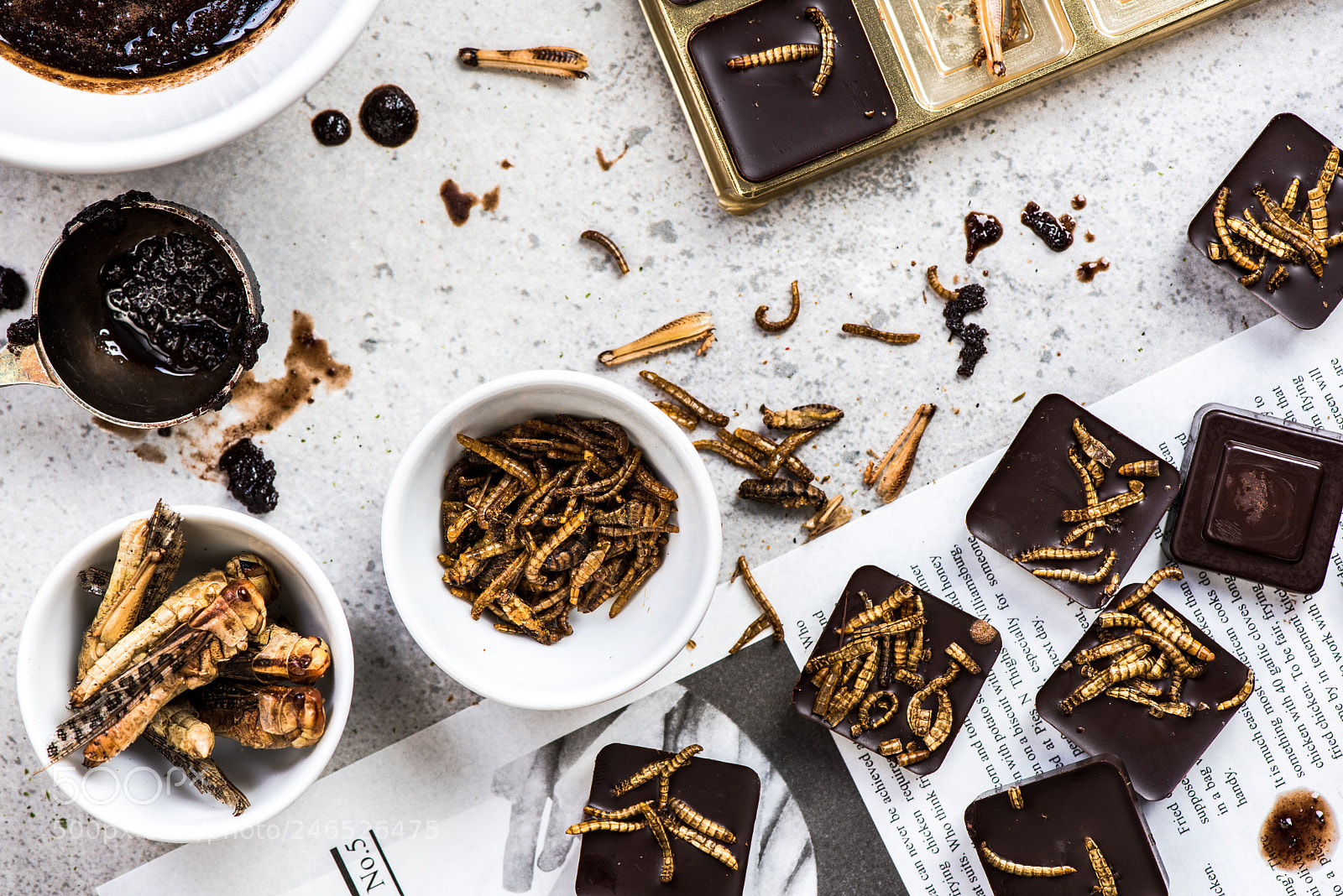 Nikon D810 sample photo. Homemade edible insects with photography