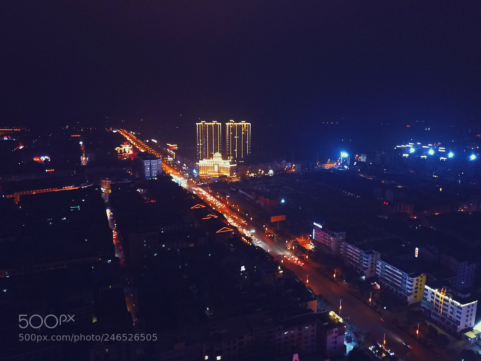 DJI FC220 sample photo. Night time in zhuzhou... photography