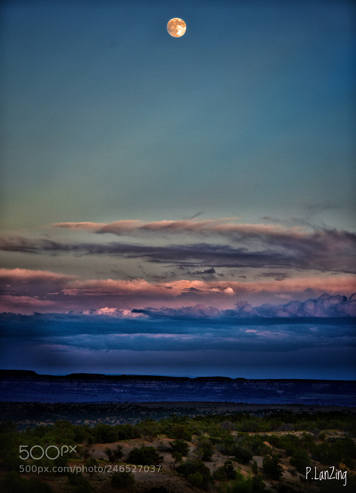 Nikon D810 sample photo. Moonrise, near nageezi, new photography