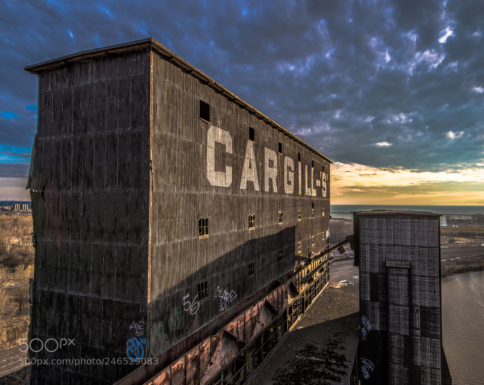 Pentax K-1 sample photo. Cargil superior at sunset photography