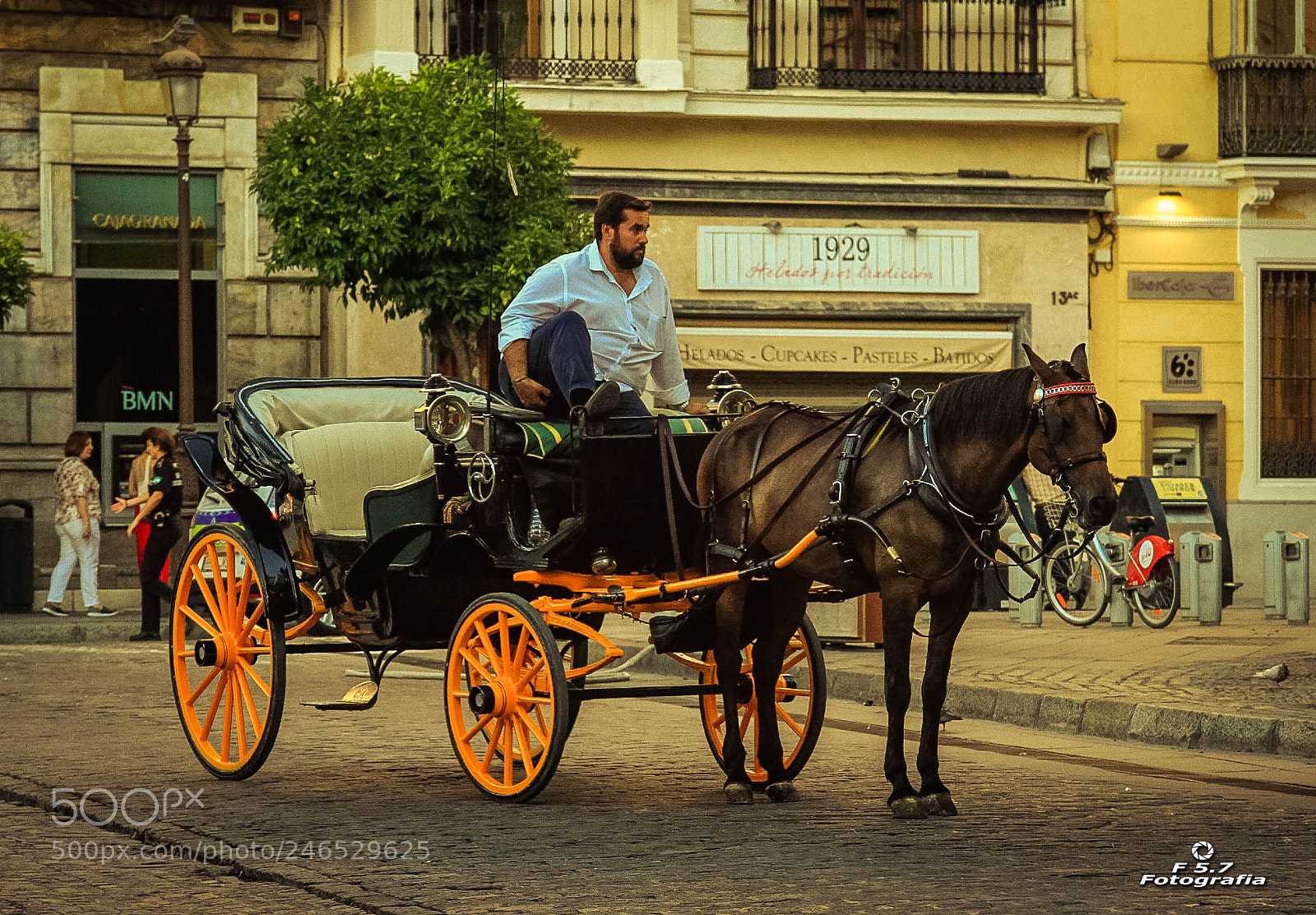 Canon EOS 7D sample photo. Carruagem - sevilha photography