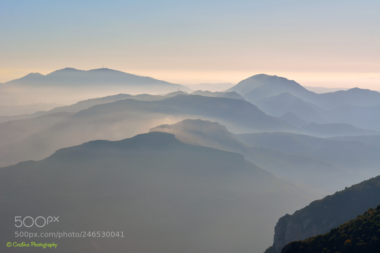 Nikon D5200 sample photo. Misty morning in montserrat photography