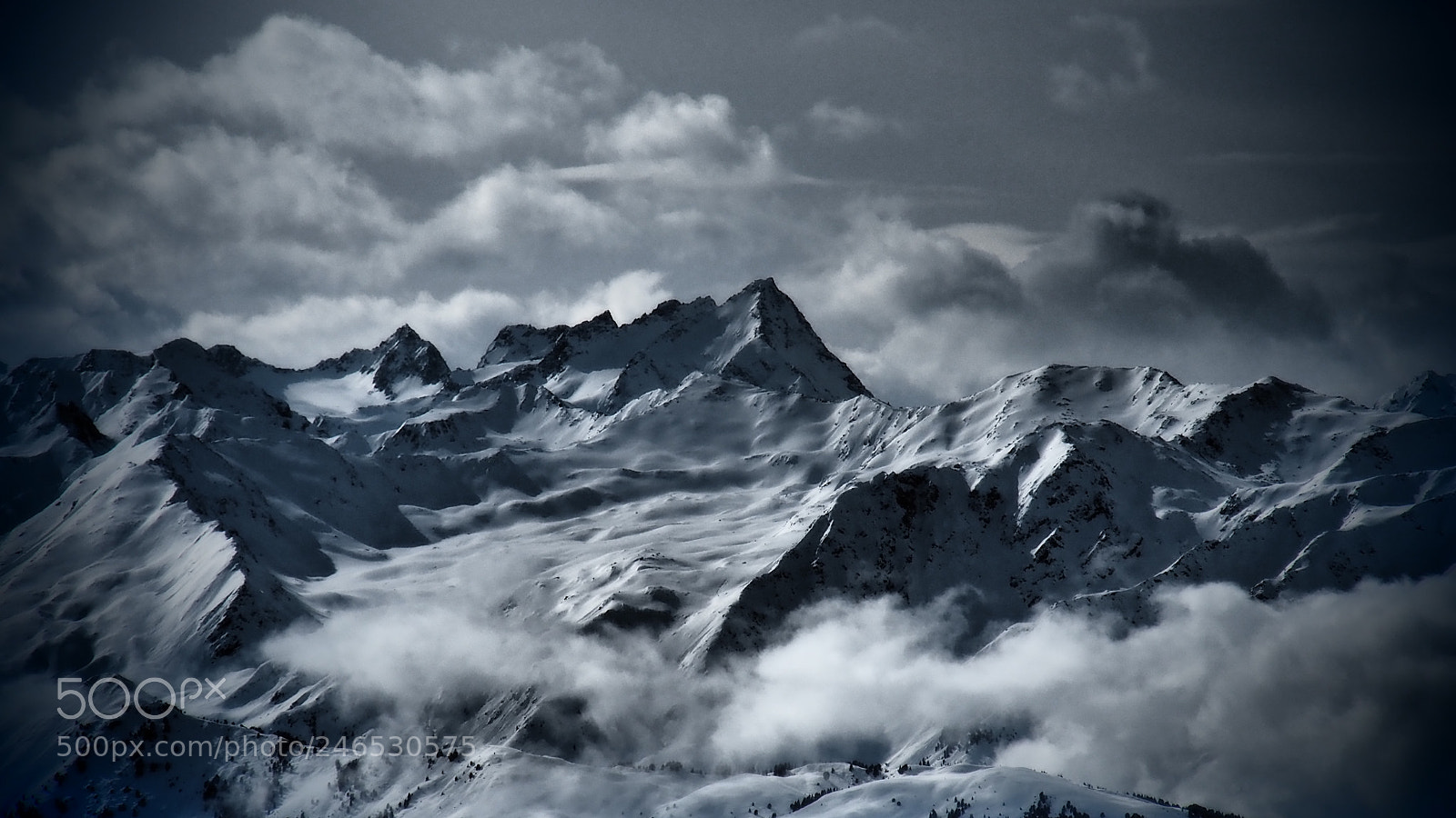 Olympus OM-D E-M10 sample photo. Drama in the mountains photography