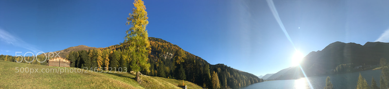 Apple iPhone 6s Plus sample photo. Autumn colors in davos photography