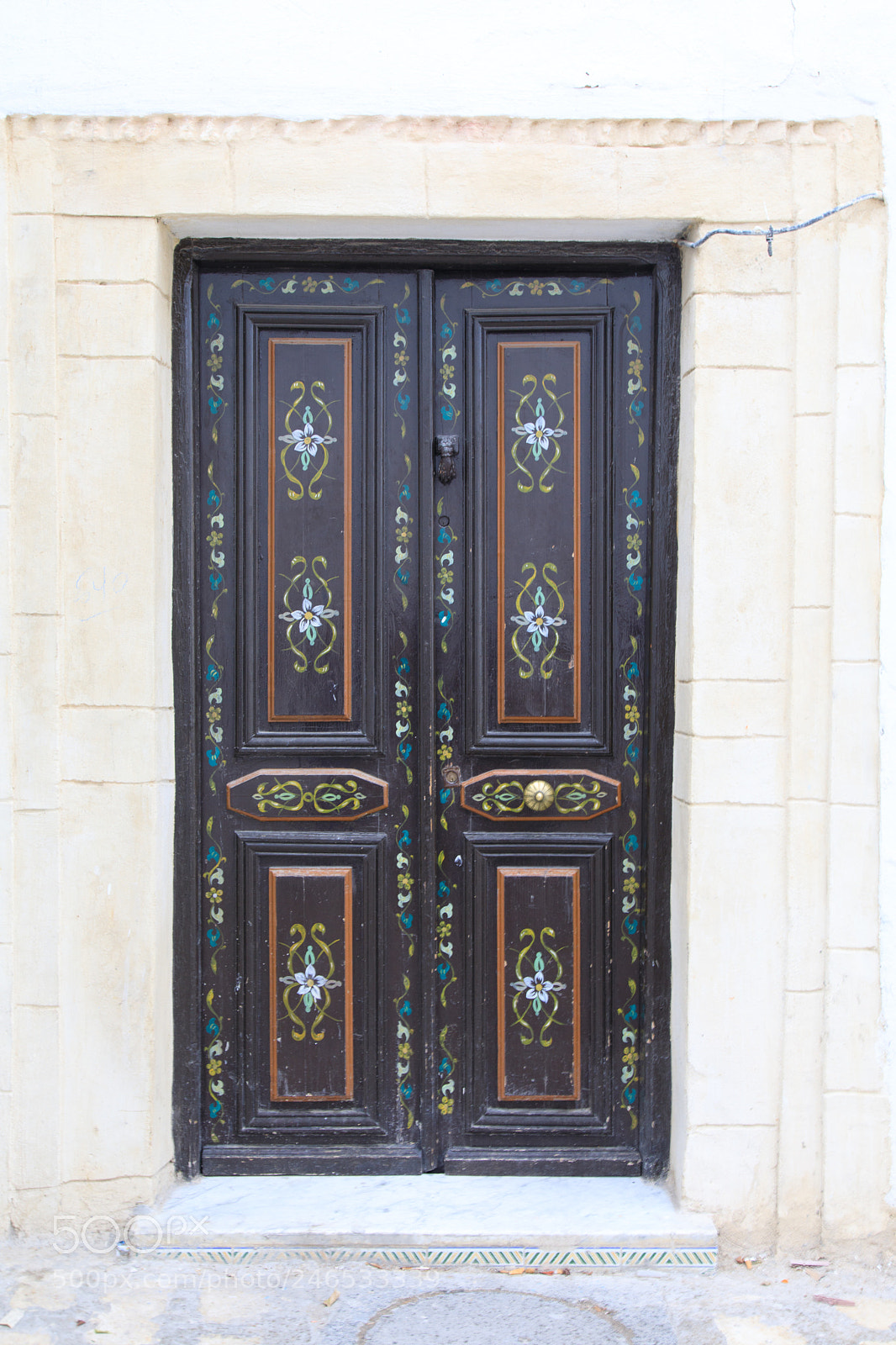 Canon EOS 5D Mark IV sample photo. Decorative doors of tunisia photography