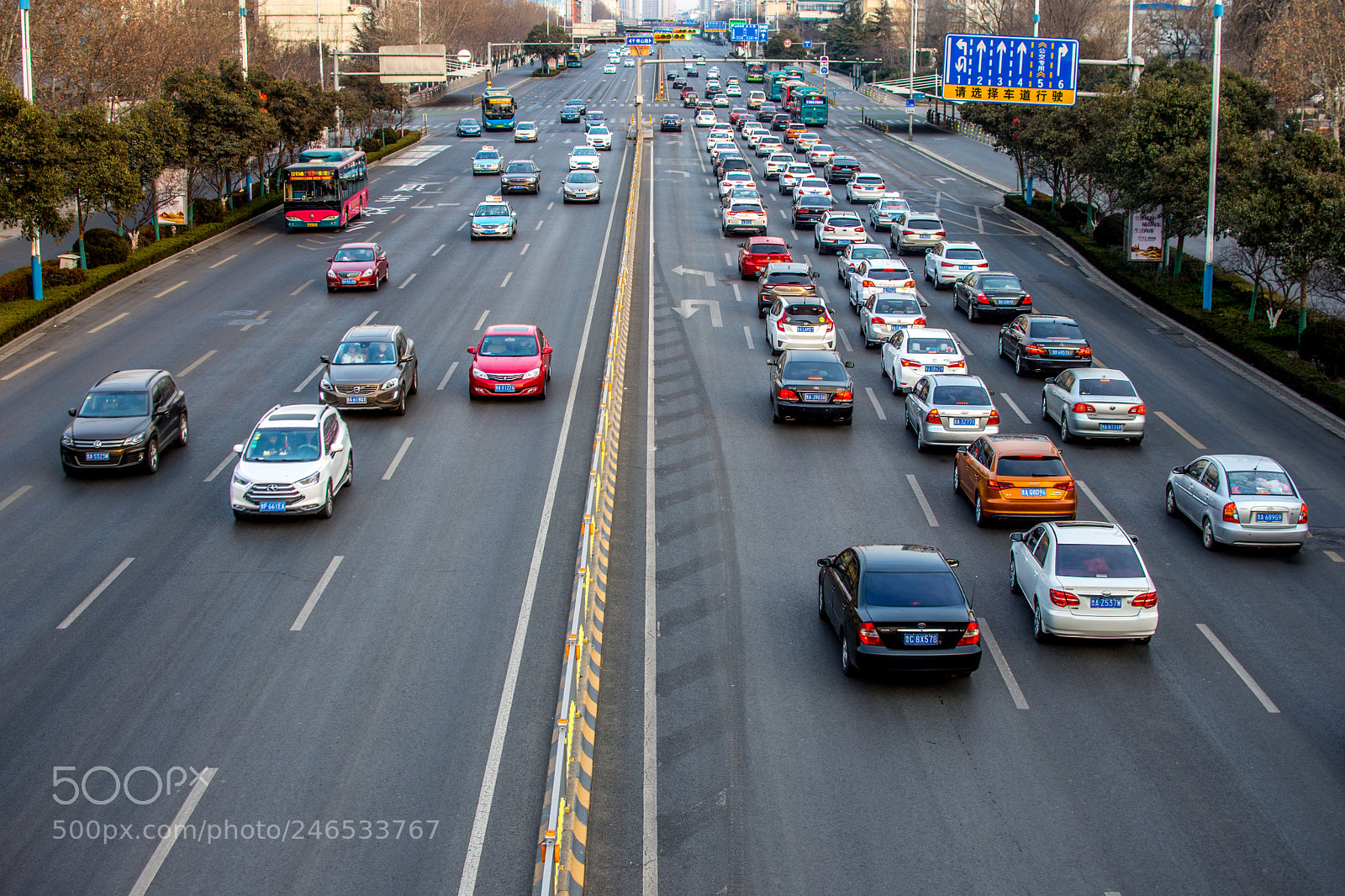 Nikon D7200 sample photo. Traffic in jinan photography