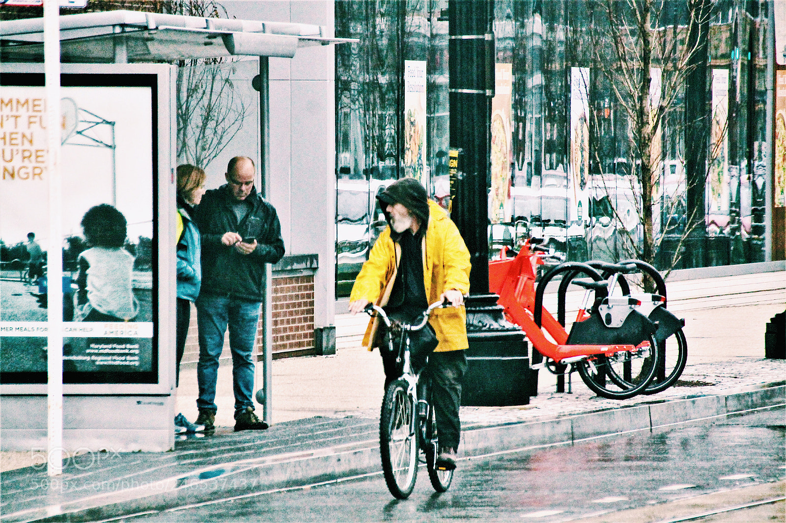 Canon EOS 50D sample photo. Biking downtown photography