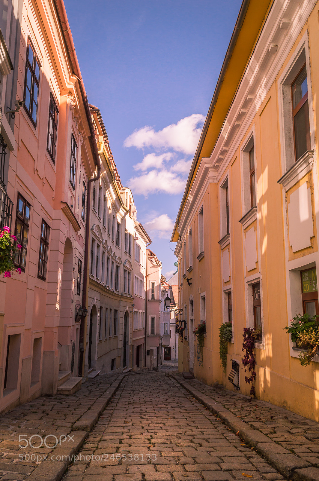 Nikon D3200 sample photo. Cozy street in bratislava photography
