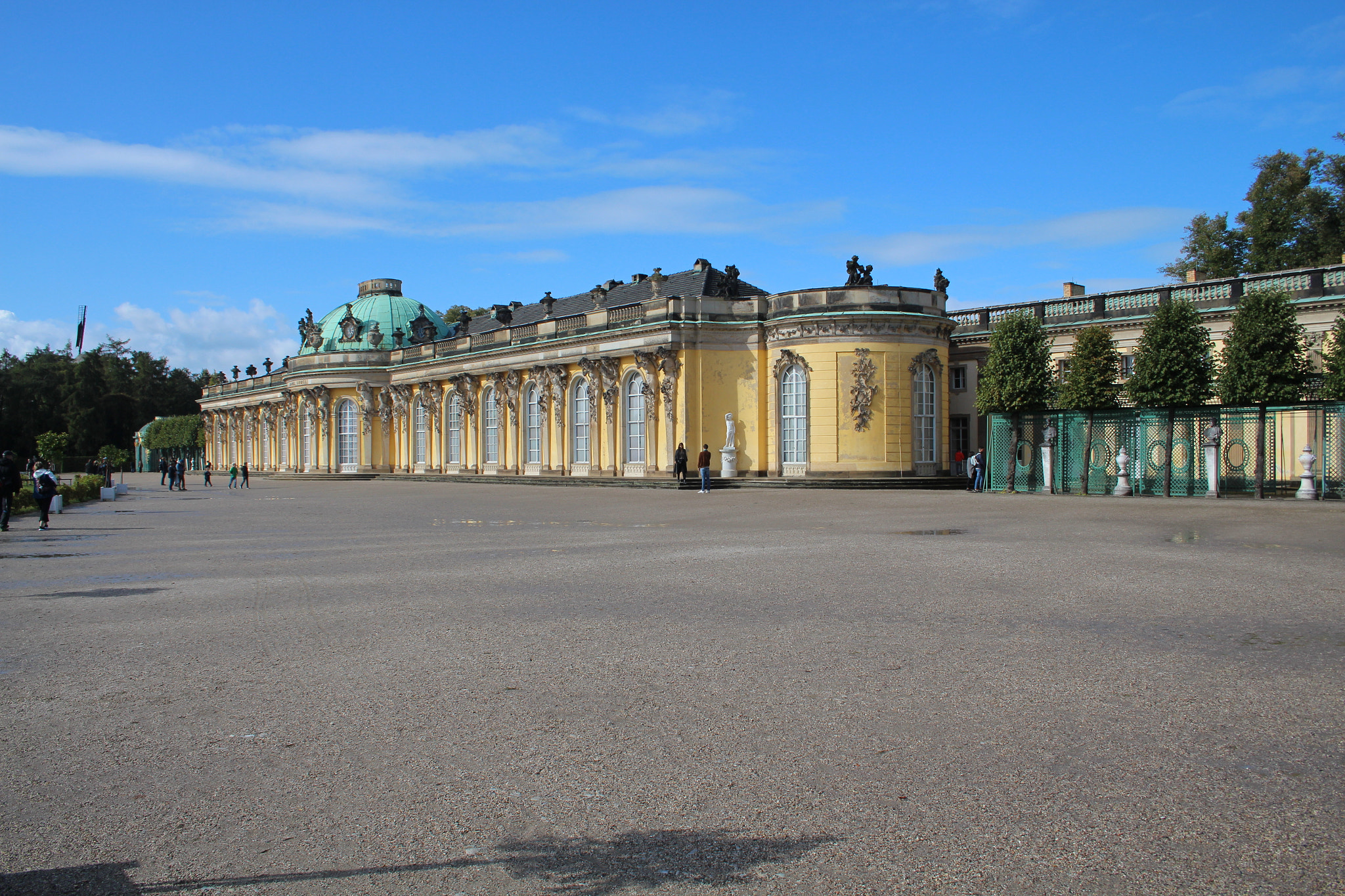 Canon EF-S 18-55mm F3.5-5.6 II sample photo. The castle of sanssouci, potsdam photography