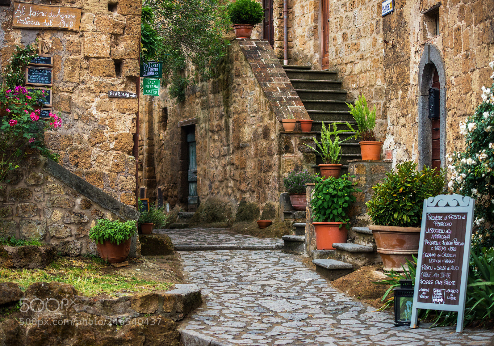 Nikon D810 sample photo. Steets of civita di photography