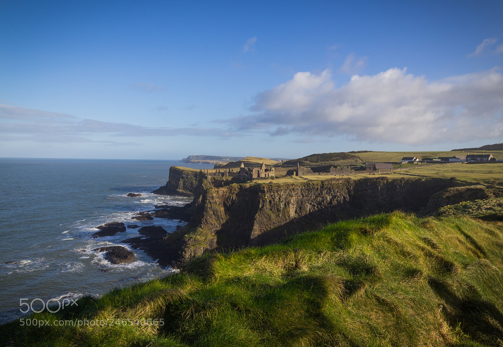 Canon EOS 60D sample photo. Dunluce castle photography