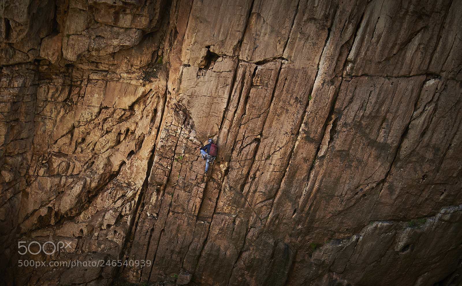 Nikon D610 sample photo. Climber @ caminito del rey photography
