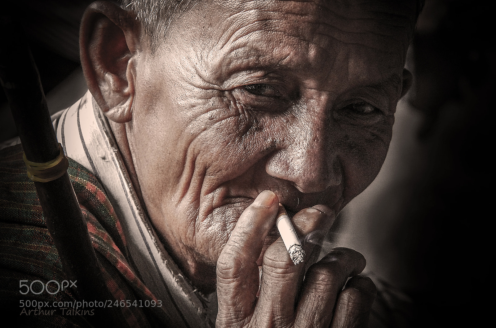 Pentax K-5 sample photo. Cambodia, a man of photography