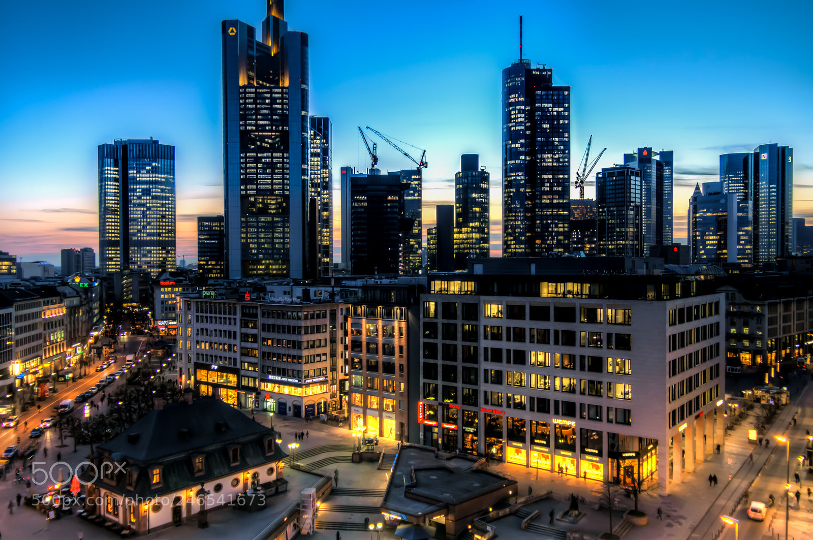 Sony ILCA-77M2 sample photo. Frankfurt hauptwache and skyline photography
