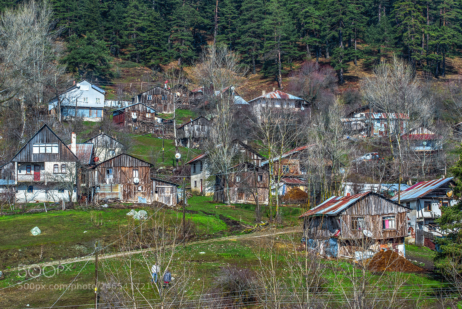 Pentax K-3 II sample photo. Old village houses photography