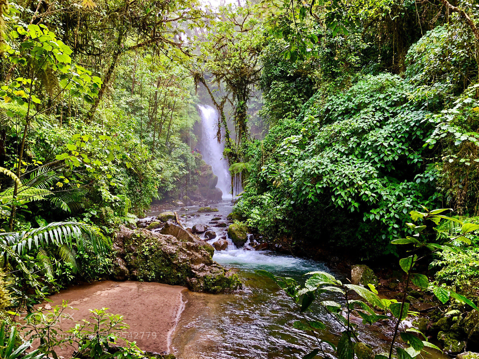 Apple iPhone X sample photo. La paz waterfall  photography