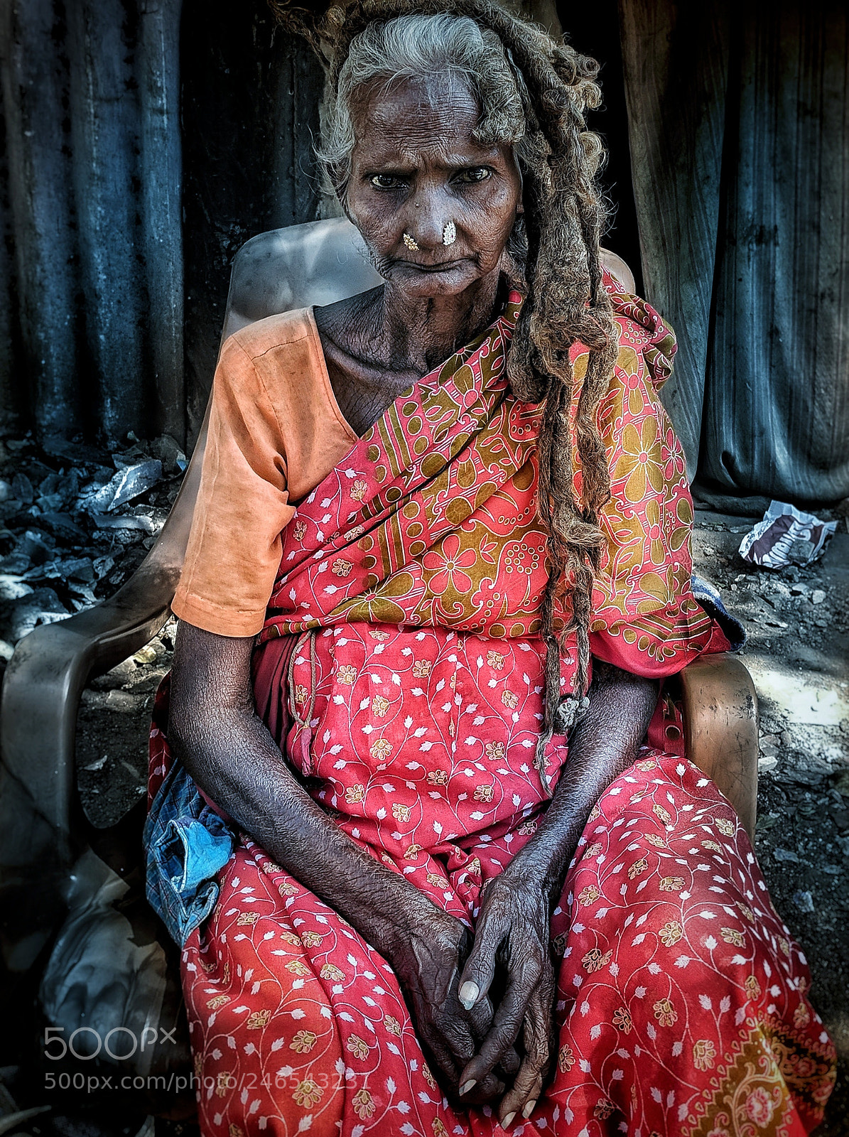 Google Pixel sample photo. Old lady photography
