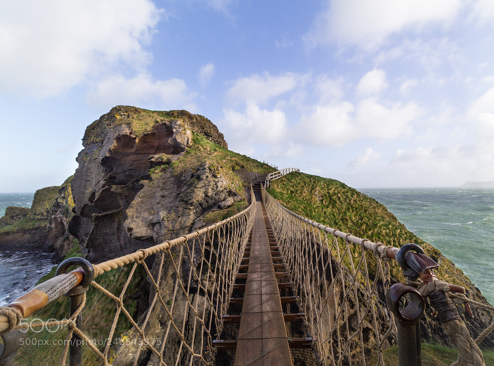 Canon EOS 60D sample photo. Carrick-a-rede rope bridge photography