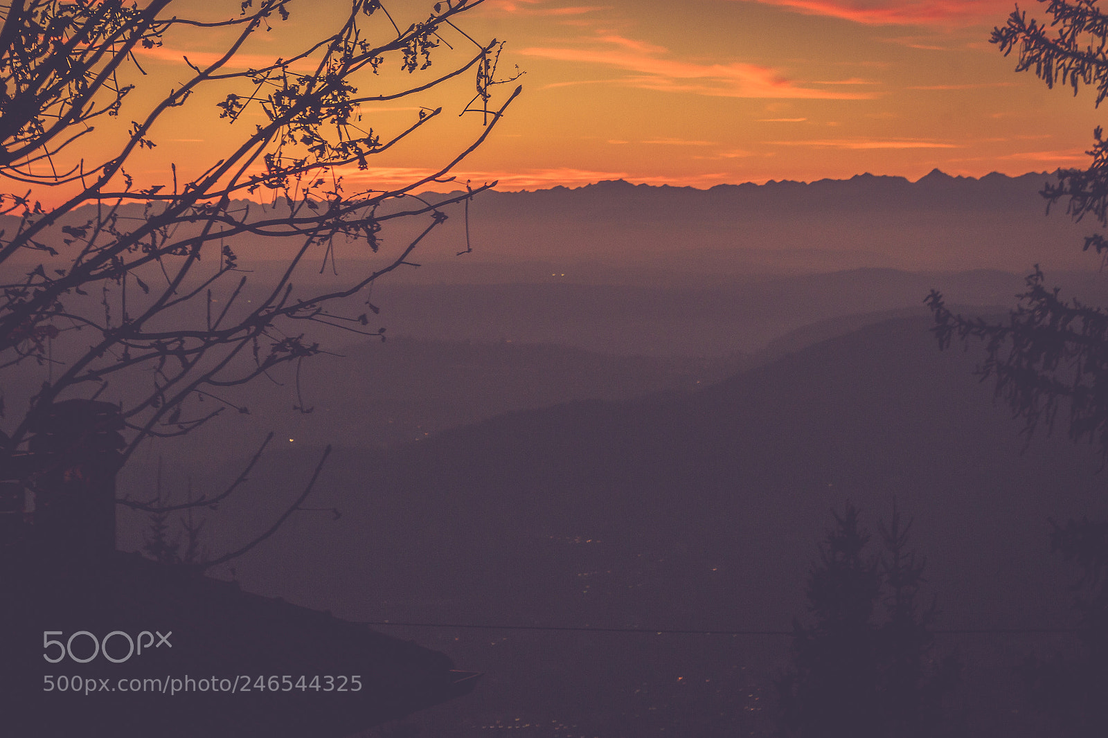 Canon EOS 7D sample photo. Red sunset photography