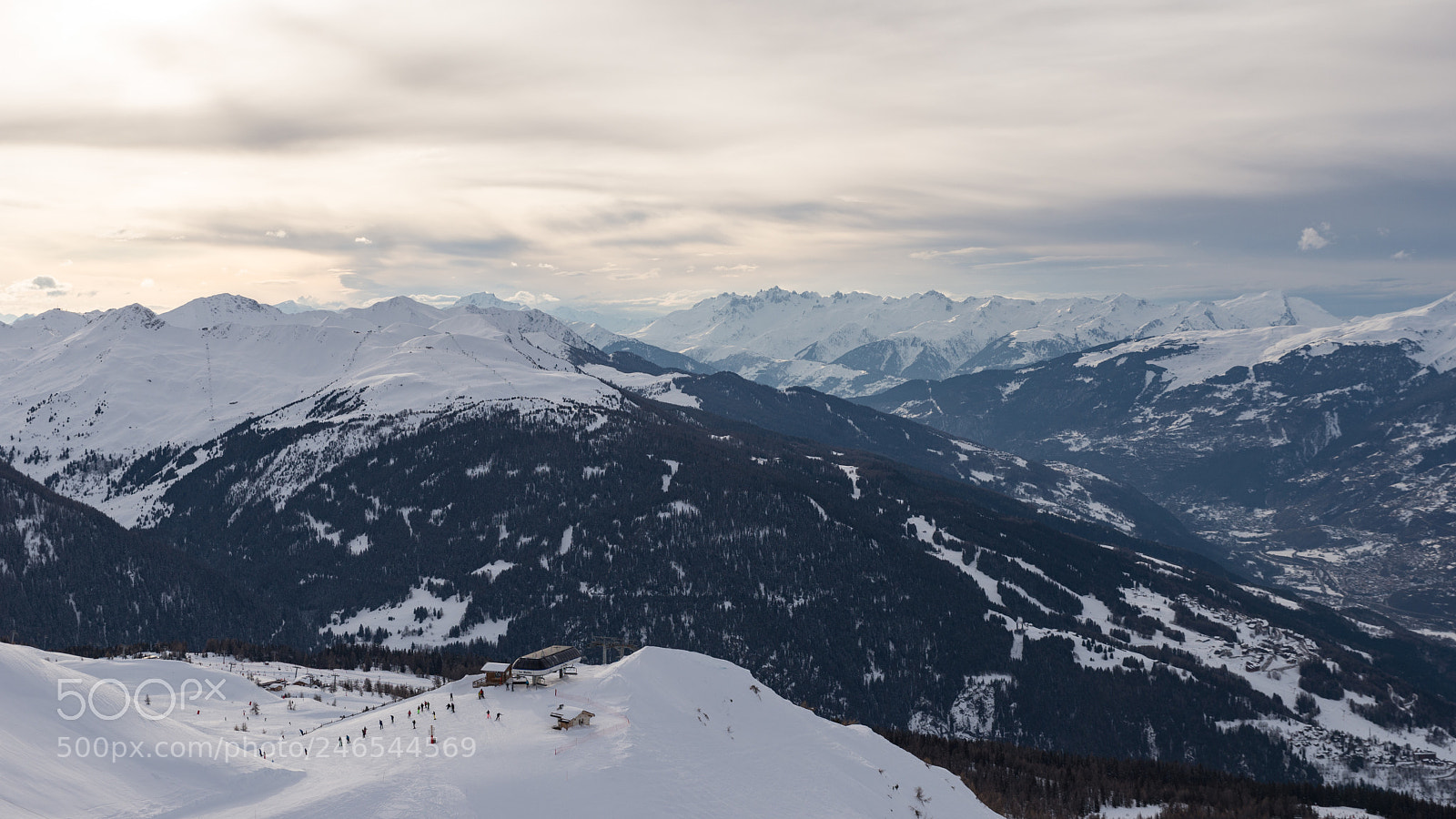 Nikon D610 sample photo. Above the slope photography