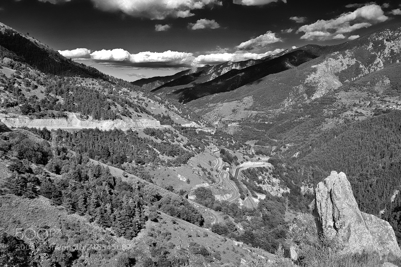 Fujifilm X-T1 sample photo. Alpine road photography