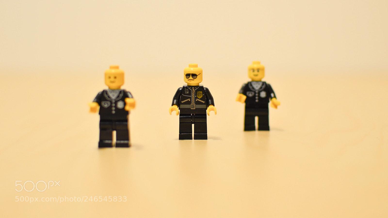 Nikon D3200 sample photo. Lego police men photography