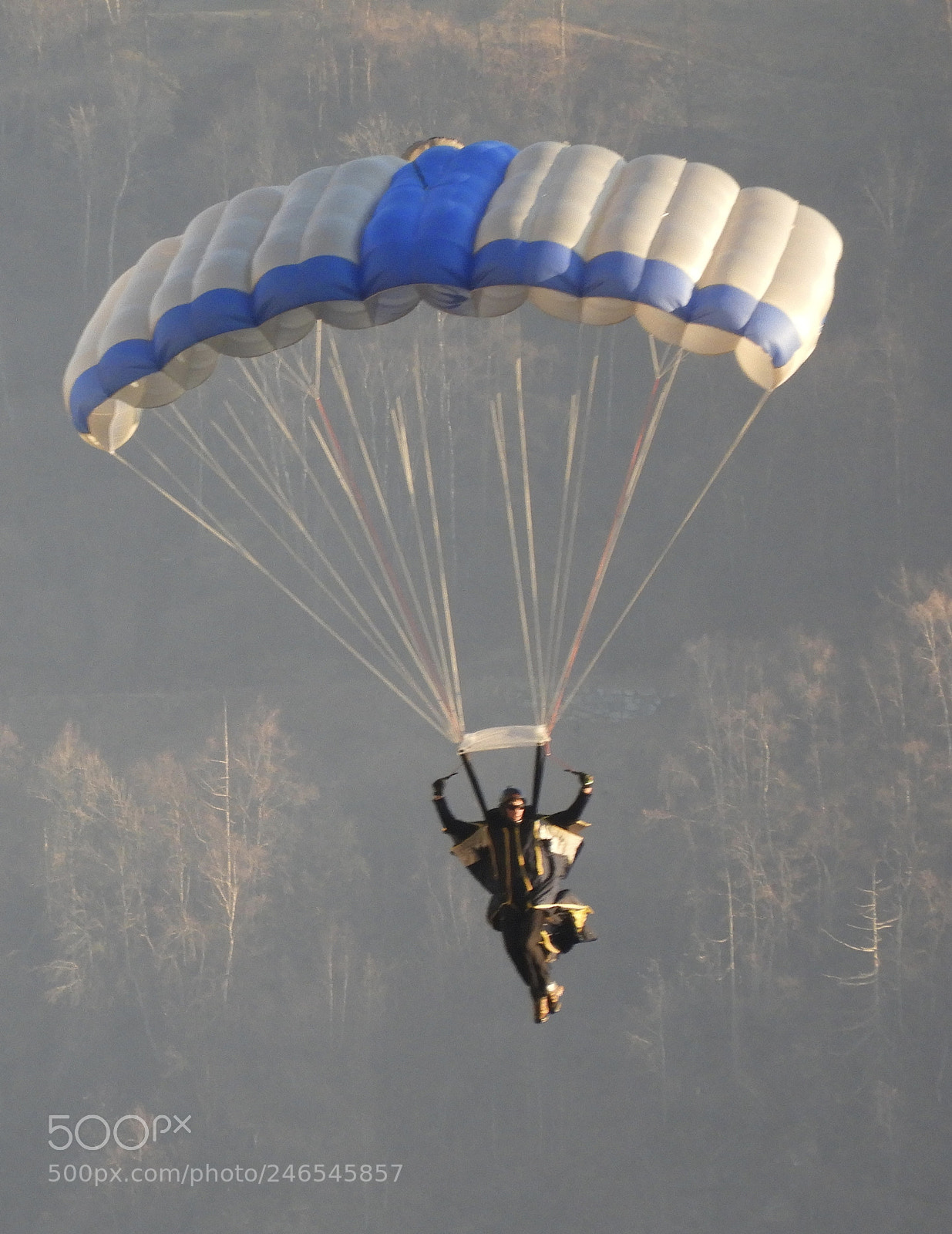 Nikon Coolpix B700 sample photo. Parachutist photography