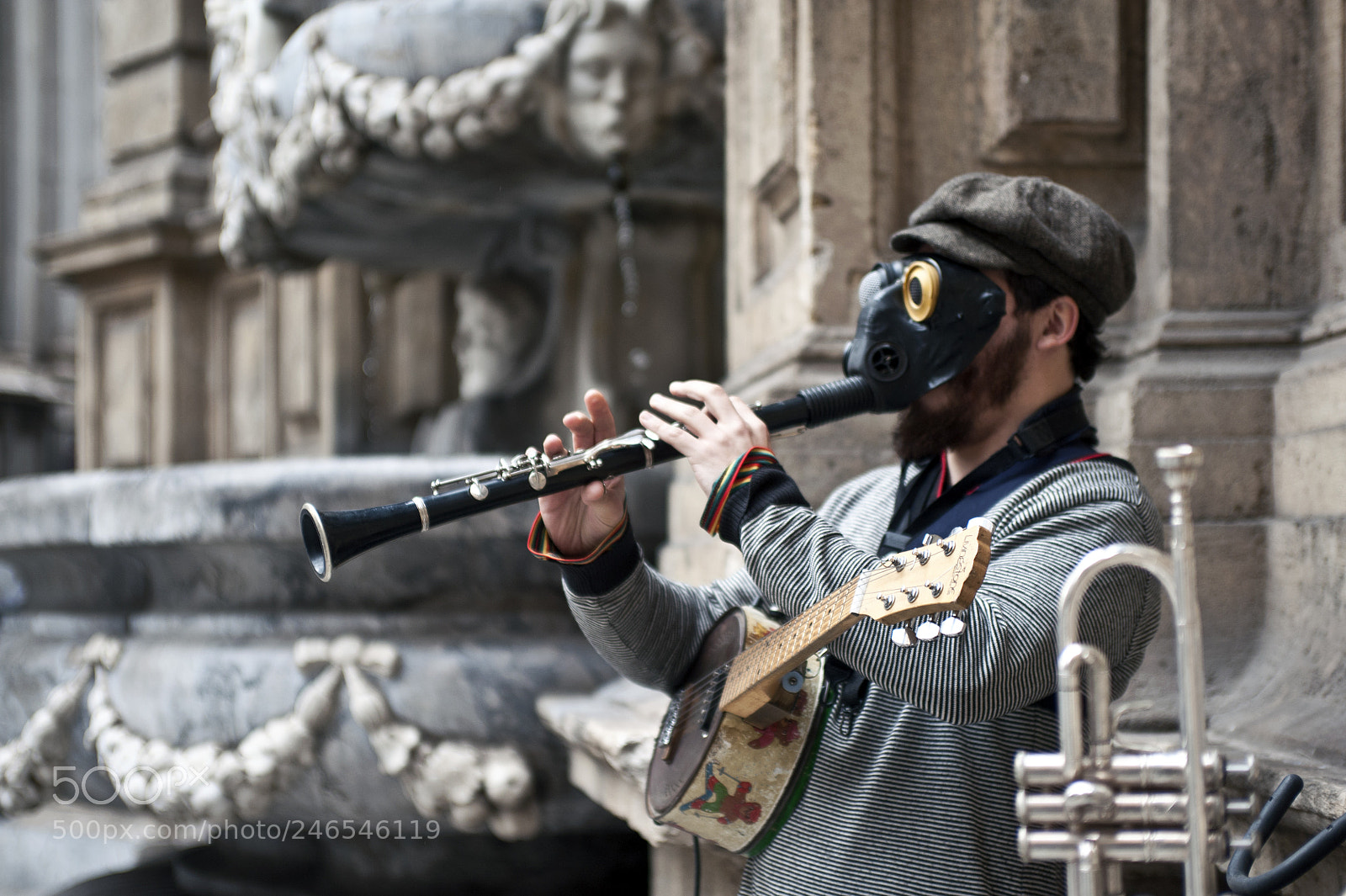 Nikon D700 sample photo. Il musicista spagnolo photography