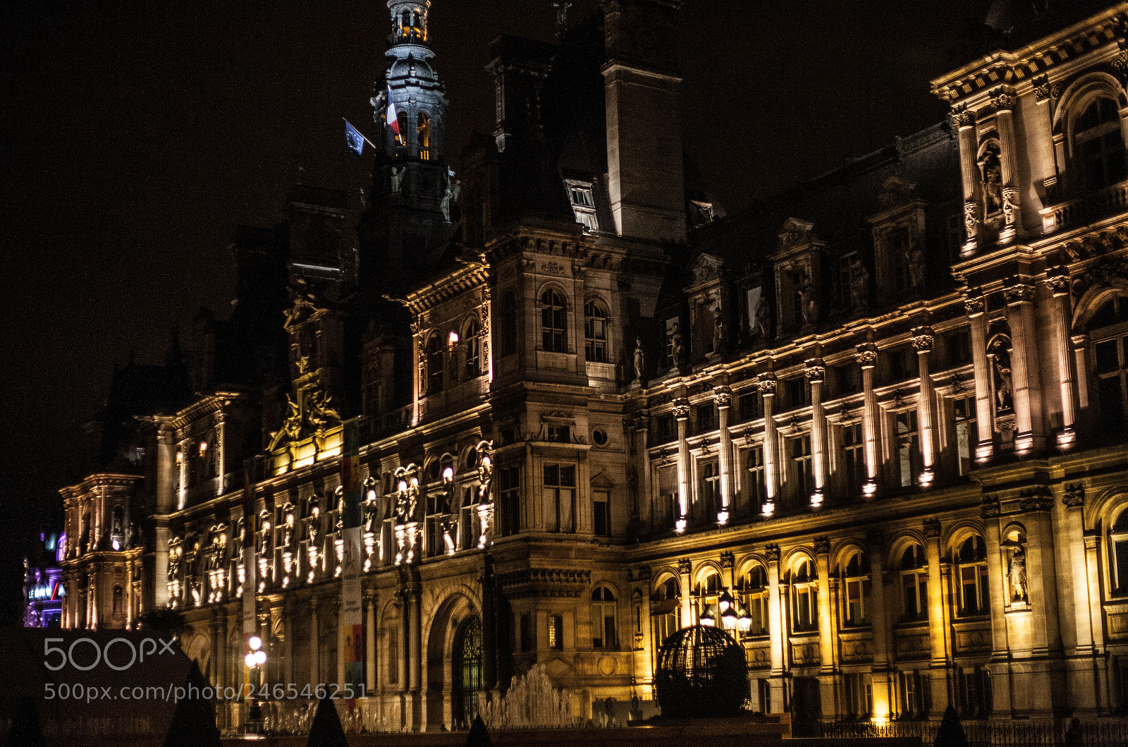 Canon EOS 5D sample photo. Paris by night photography